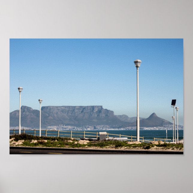 Kapstadt Tafelberg Blouberg Südafrika Poster (Vorne)