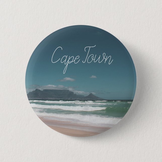 Kapstadt Tafelberg Button (Vorderseite)