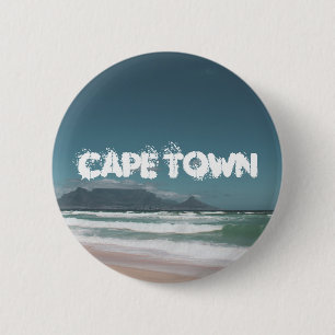 Kapstadt Tafelberg Ozean Button
