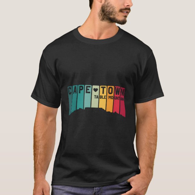 Kapstadt Tafelberg Südafrika T-Shirt (Vorderseite)