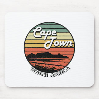 Kapstadt Tafelberg Südafrika Vintag Mousepad