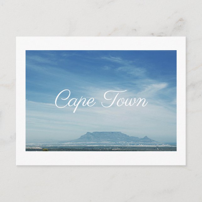 Kapstadt Tafelberg ZA Südafrika Postkarte (Vorderseite)