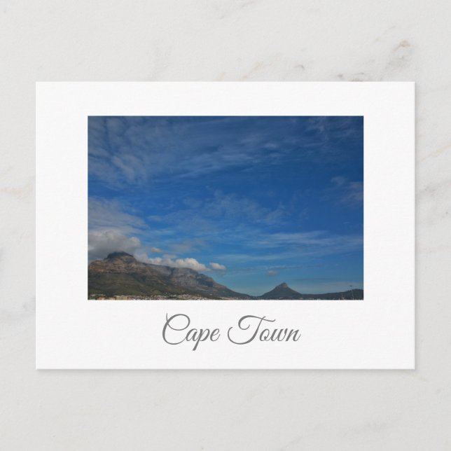 Kapstadt Tafelberg ZA Südafrika Postkarte (Vorderseite)