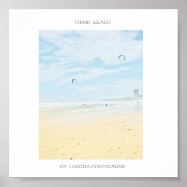 Kapstadt Think Beach Poster