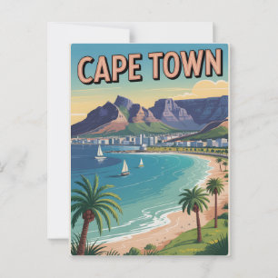 Kapstadt Vintage Postkarte
