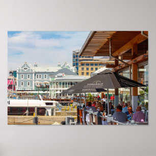 Kapstadt Wasserfront Stadtbild Südafrika Poster