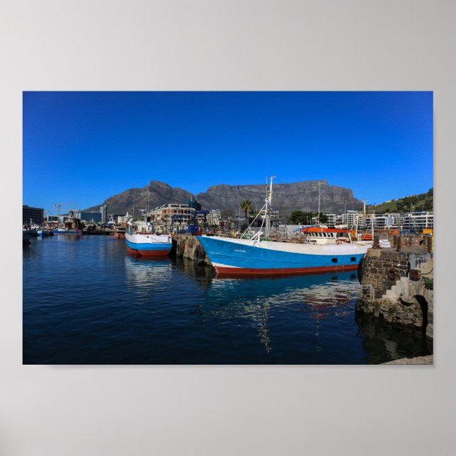 Kapstadt Wasserfront Südafrika SA Architektur Poster (Vorne)