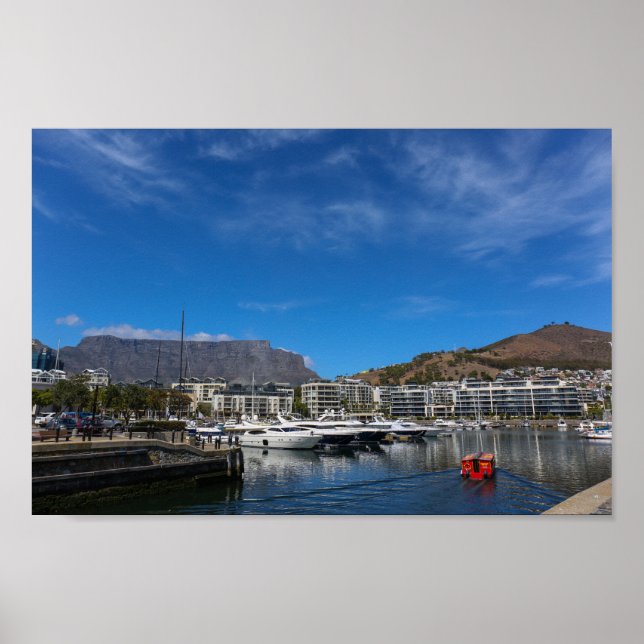 Kapstadt Wasserfront Südafrika SA Architektur Poster (Vorne)