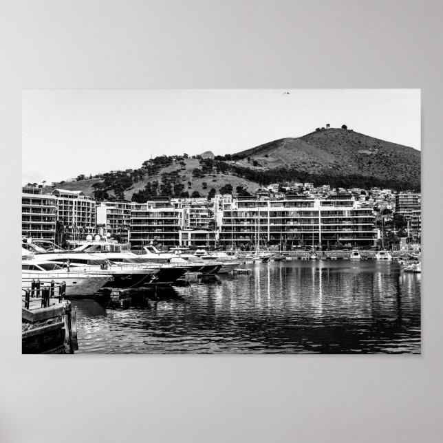 Kapstadt Wasserfront Südafrika SA Architektur Poster (Vorne)