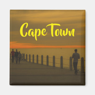 Kapstadt ZA Seepromenade Sonnenuntergang Magnet