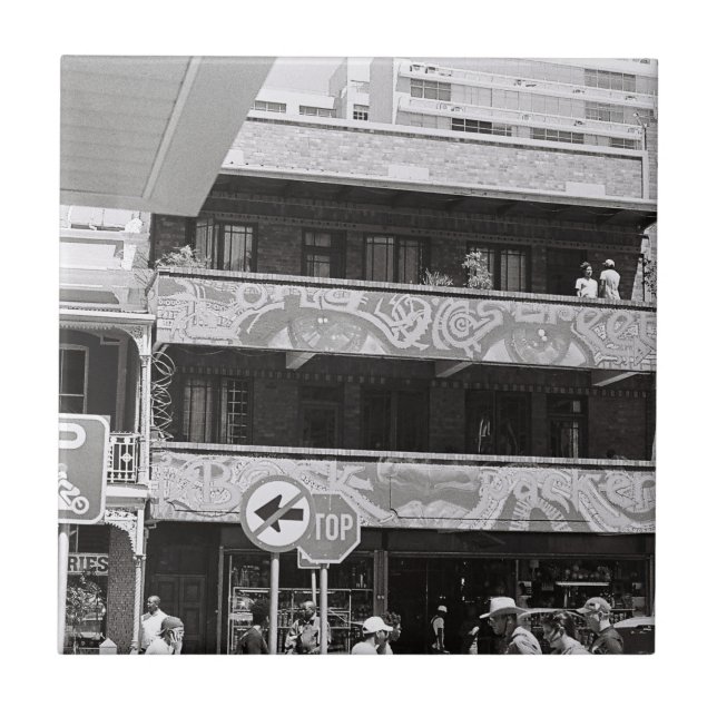 Kapstadt ZA Südafrika Long Street Fliese (Vorderseite)