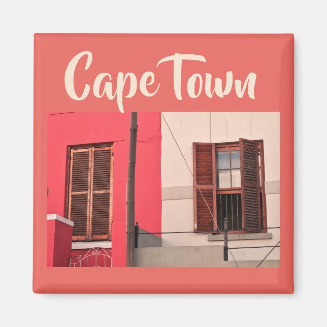 Kapstadt ZA Südafrika Mauerfenster Magnet (Vorne)