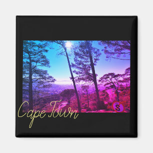 Kapstadt ZA Südafrika Ozean Panorama Magnet