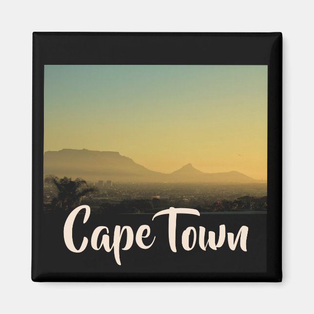 Kapstadt ZA Südafrika Tafelberg Magnet (Vorne)
