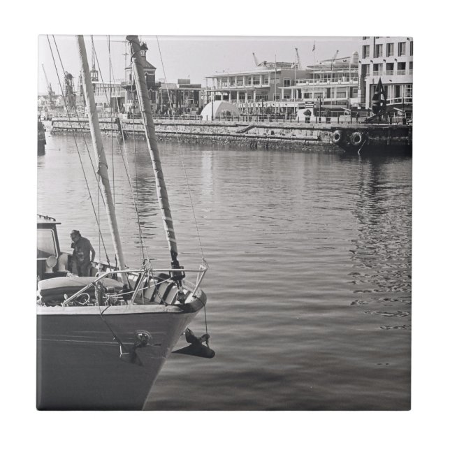 Kapstadt ZA Südafrika V&A Waterfront Fliese (Vorderseite)