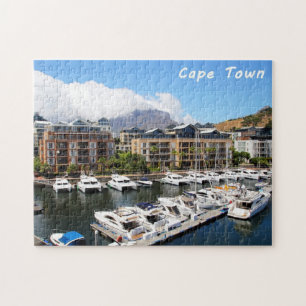 Kapstädter Hafen und Tafelberg Puzzle