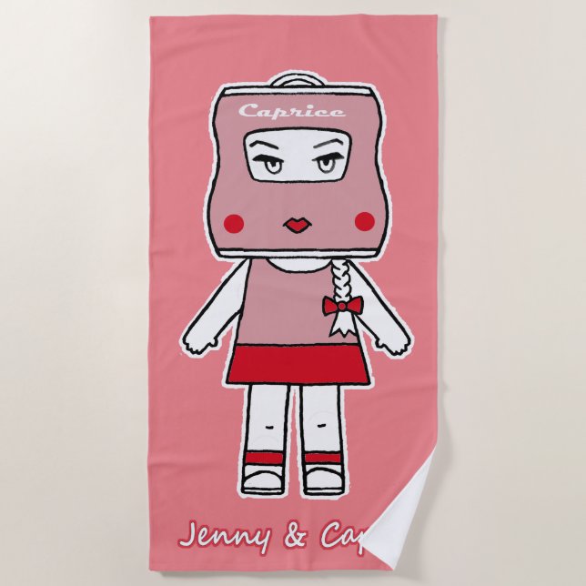 Kaptiskücher Strandtuch (Vorderseite)