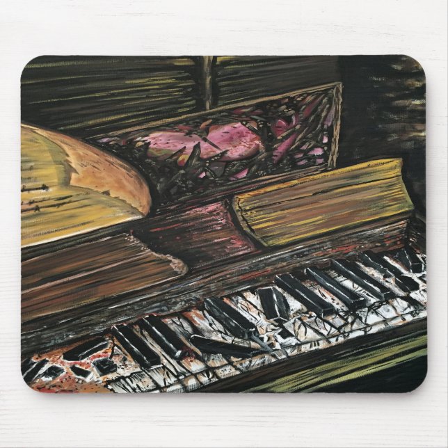 Kaputte Klavier Mousepad (Vorne)