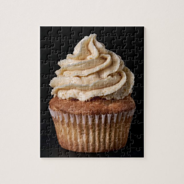 Kaputtes Buttercreme-Cupcake-Puzzle Puzzle (Vertikal)