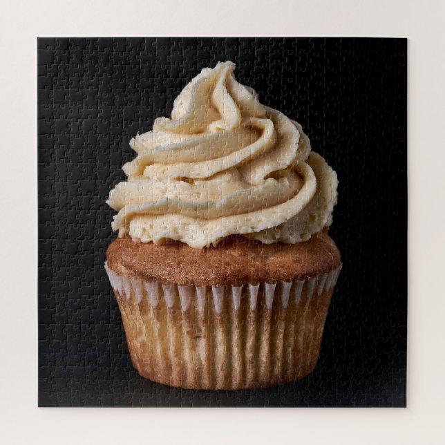 Kaputtes Buttercreme-Cupcake-Puzzle Puzzle (Vertikal)