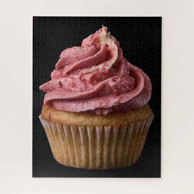 Kaputtes Buttercreme-Cupcake-Puzzle Puzzle (Vertikal)