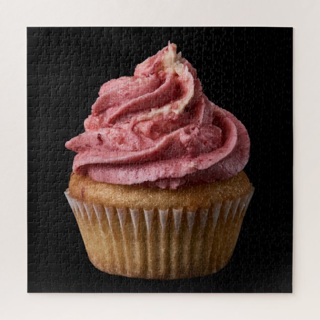 Kaputtes Buttercreme-Cupcake-Puzzle Puzzle (Vertikal)