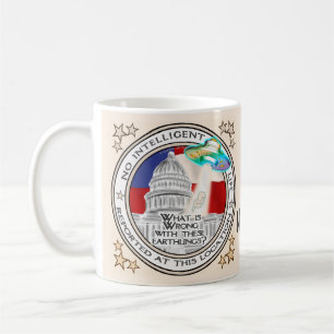 Kaputtes politisches System Kaffeetasse