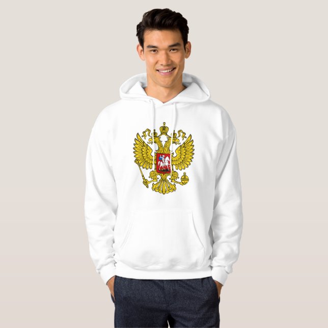 Kaputzenpulli Russlandwappen Hoodie (Vorne ganz)