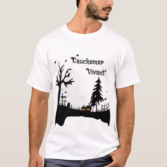 Kapuzenjacke "Lebend Albtraum" T-Shirt (Vorderseite)