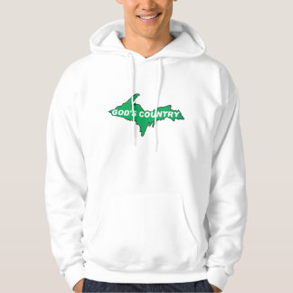 Kapuzenpullis das LAND DES GOTTES für Yoopers Hoodie