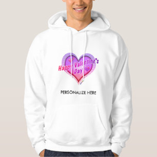 KAPUZENPULLIS, SCHWITZT - glücklichen Valentinstag Hoodie