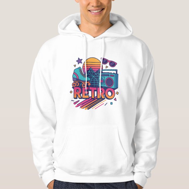 Kapuzenpullover 80er hoodie (Vorderseite)