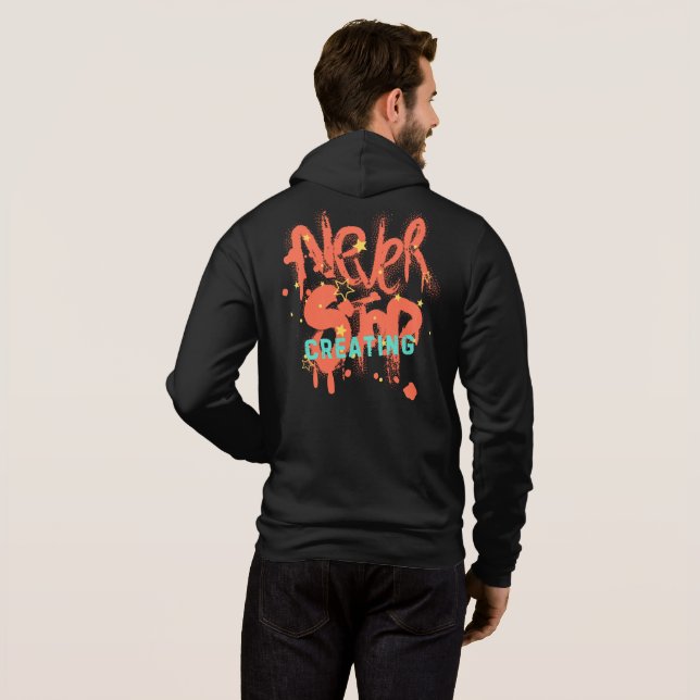 Kapuzenpullover erstellen hoodie (Schwarz voll)