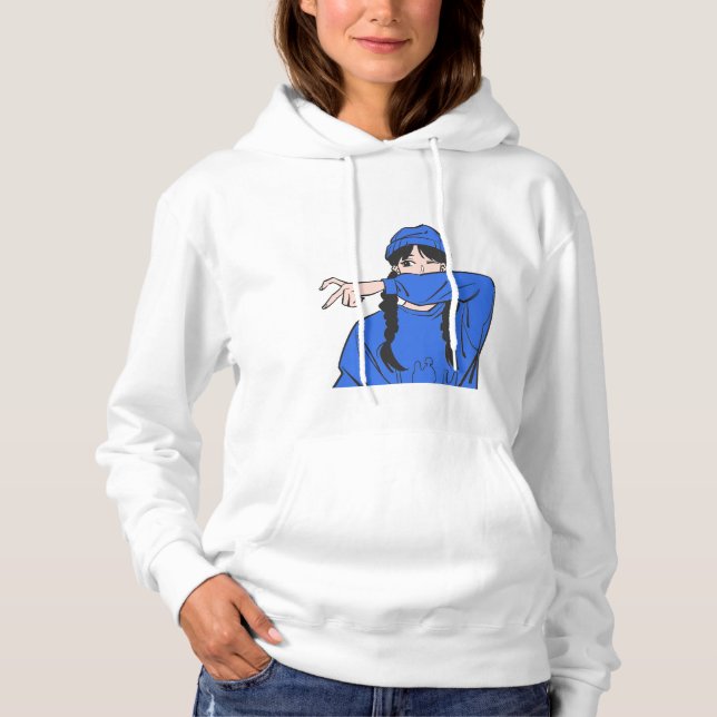 Kapuzenpullover für Paare Hoodie (Vorderseite)