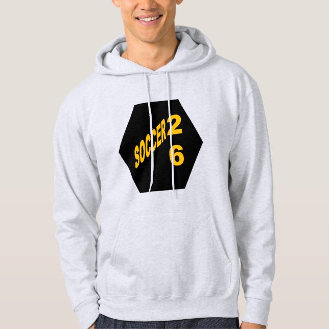   Kapuzenpullover  FUSSBALL  26 Hoodie (Vorderseite)
