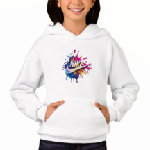 Kapuzenpullover Kunst Nike für Kinder