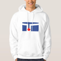 Kapuzenpullover mit Flagge von Toronto, Kanada