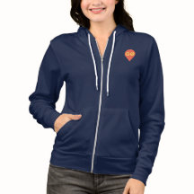 Kapuzenpullover mit Reißverschluss für Damen GoSpa