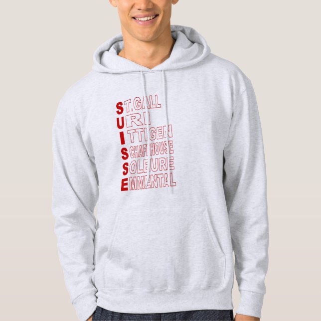 Kapuzenpullover SCHWEIZER TOURISMUS Hoodie (Vorderseite)