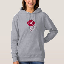 Kapuzenpullover Women's Cherry Blossom Branch Hoodie