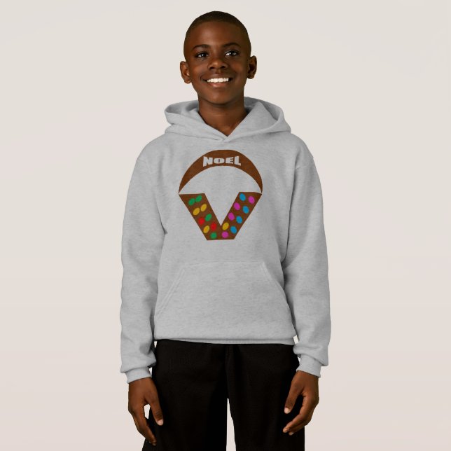 KAPUZEPULLOVER HANES WEIHNACHTEN HOODIE (Vorne ganz)