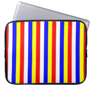 Kapverdische Flagge Streifen Land Muster Symbol Laptopschutzhülle