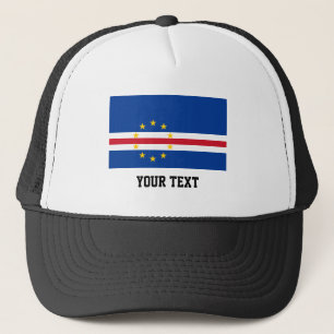 Kapverdische Flagge Truckerkappe