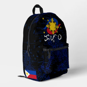 Kapwa (Baybayin-Schrift) Bedruckter Rucksack