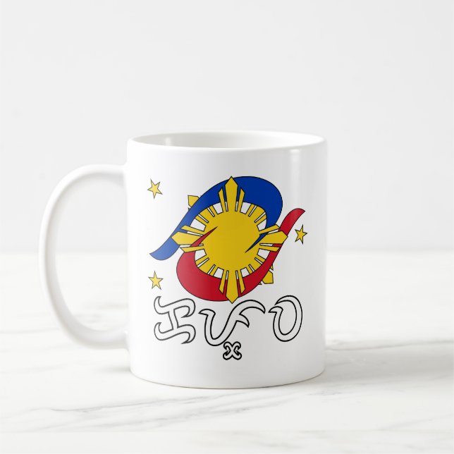 Kapwa (Baybayin-Schrift) Kaffeetasse (Links)