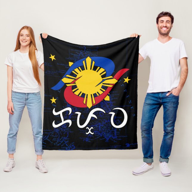 Kapwa (Baybayin script) Fleecedecke (Beispiel)