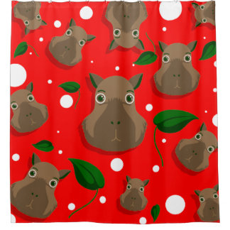 Kapybara Duschvorhang