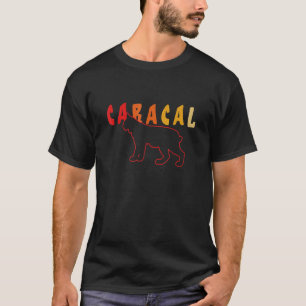 Karacal Tier Karakal Katze Luchs Wilde Katze Schat T-Shirt