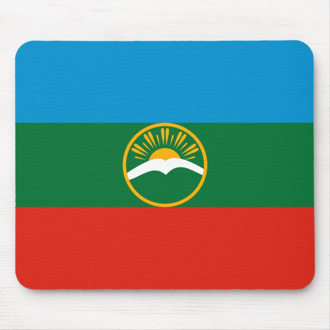 Karachay Cherkessia Flag Mousepad (Vorne)