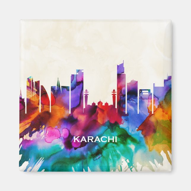 Karachi Pakistan Magnet (Vorne)